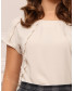 Блуза поливискозная жемчужного цвета, арт. 61745