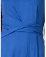Платье вискозное синее с драпировкой , арт. 50909