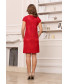 Платье кружевное красное, арт. 51753