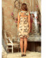 Платье с вышитыми цветами арт. 51798-1