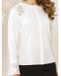 Блуза белая с кружевом, арт. 62521