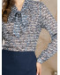 Блуза шифоновая с бантом, арт. 62727
