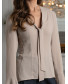 Блуза женская дымчато-бежевая, арт. 62820