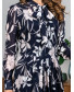 Платье шифоновое принт цветы, арт. 52474
