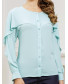 Блуза нежно-мятного цвета, арт. 62405
