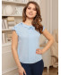 Блуза нежно-голубая, арт. 62421