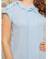 Блуза нежно-голубая, арт. 62421