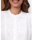 Блуза женская белая кружевная, арт. 63007-1