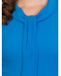 Блуза с коротким рукавом, цвет синий, арт. 62088