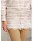 Блуза хлопковая удлиненная с кружевом, арт. 62264
