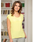 Блуза вискозная, желтая, арт. 62312