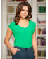 Блуза вискозная, зеленая, арт. 62327