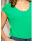 Блуза вискозная, зеленая, арт. 62327