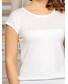 Блуза трикотажная белая, арт. 99001