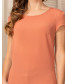 Блуза поливискозная цвет разбеленный оранжевый, арт. 62634