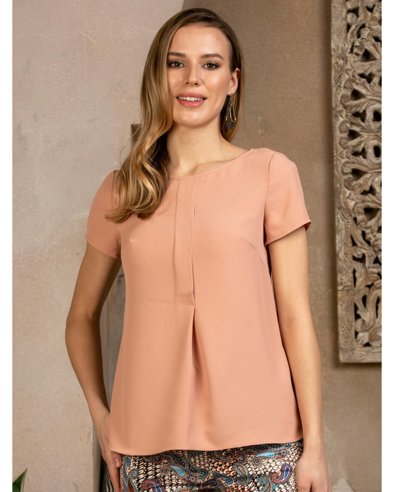 Блуза поливискозная с планочкой, арт. 62659
